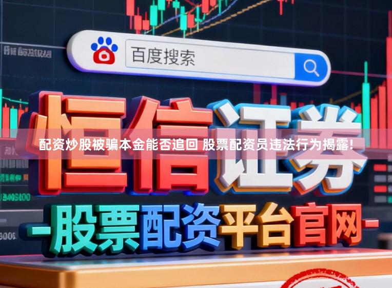 配资炒股被骗本金能否追回 股票配资员违法行为揭露!