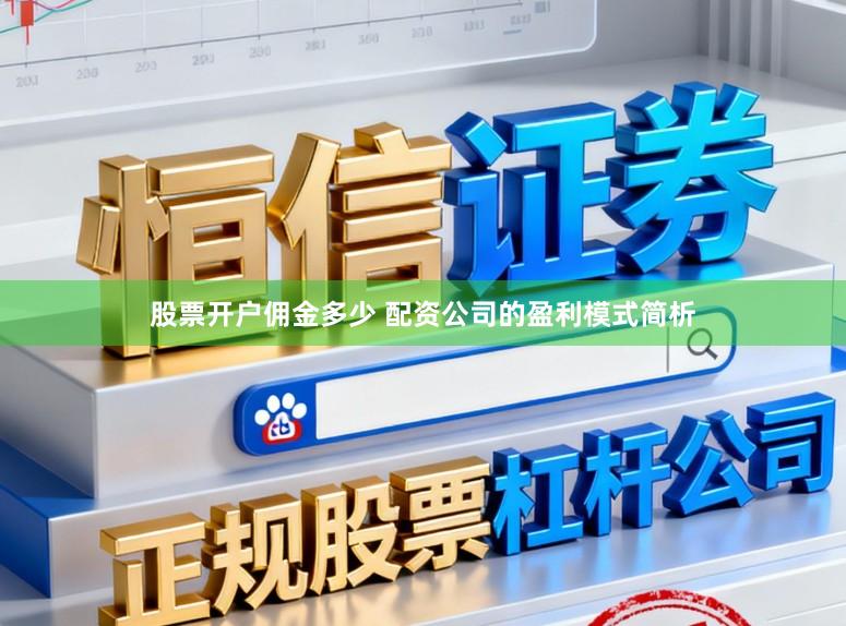 股票开户佣金多少 配资公司的盈利模式简析